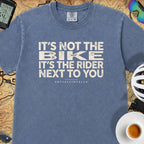 It's Not The Bike T‑Shirt — Mystic Blue