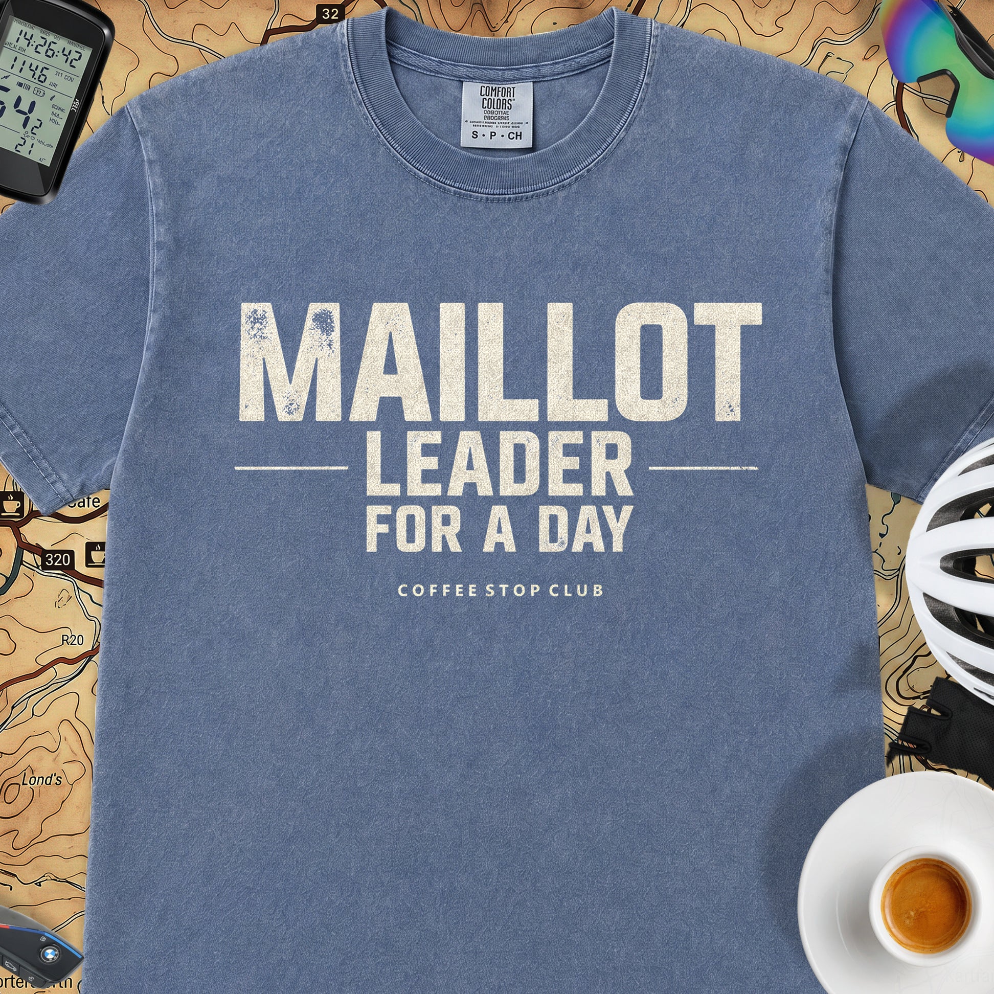 Maillot Tour T‑Shirt — Mystic Blue