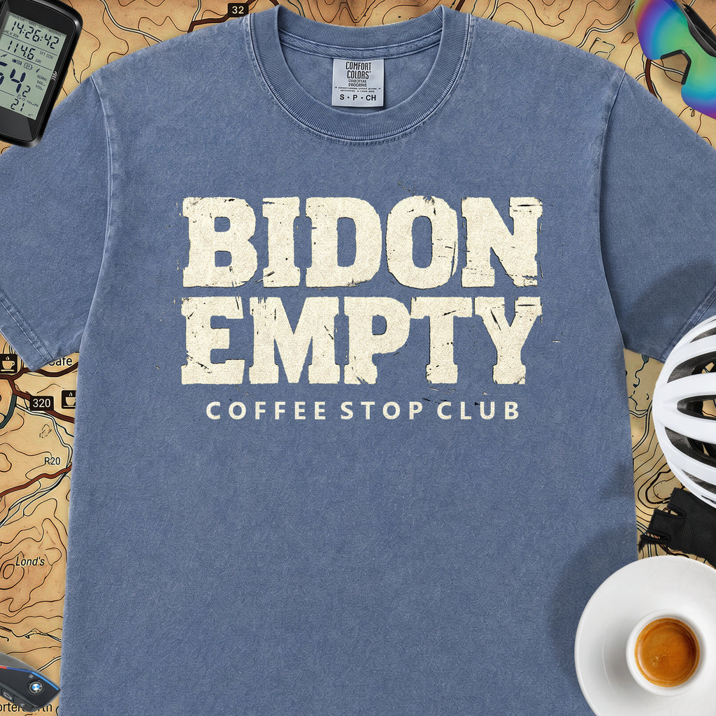 Bidon Empty Tour T‑Shirt — Mystic Blue