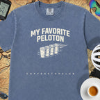 Favorite Peloton T‑Shirt — Mystic Blue