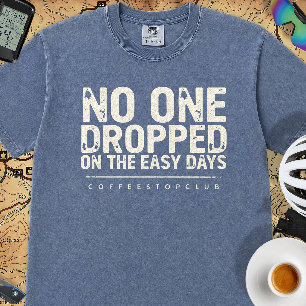 No-one Dropped T‑Shirt — Mystic Blue
