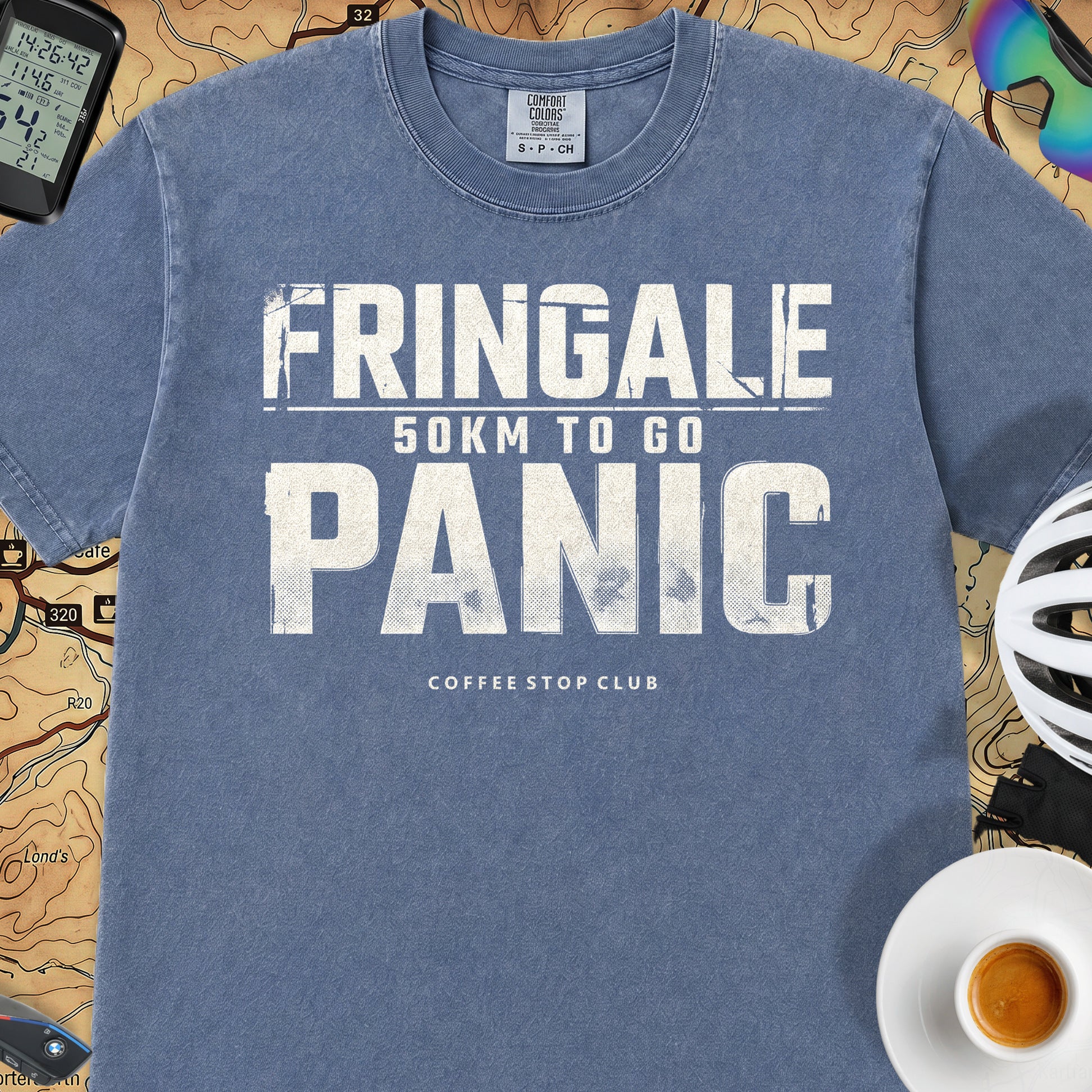 Fringale Bonk Tour T‑Shirt — Mystic Blue