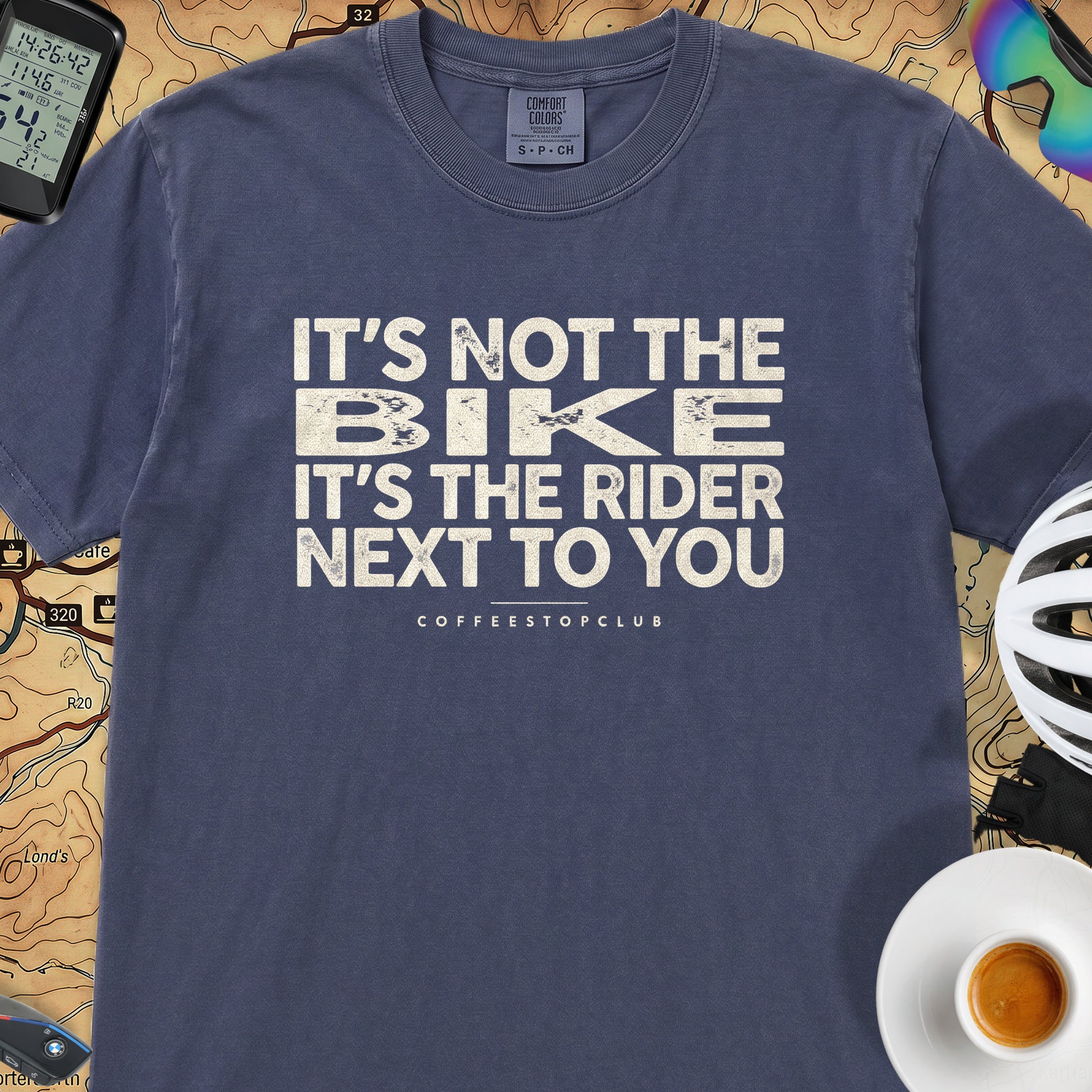 It's Not The Bike T‑Shirt — Navy