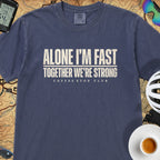 Alone I'm Fast T‑Shirt — Navy