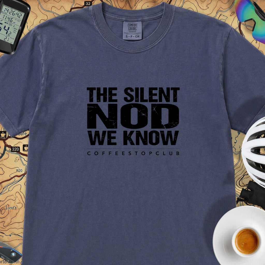 Silent Nod T‑Shirt — Navy