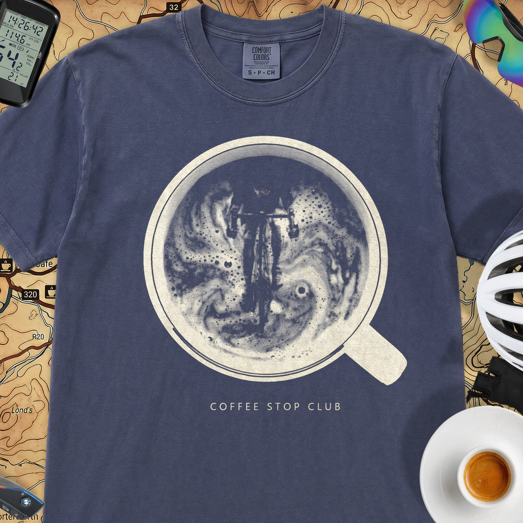 Crema de la Crema Cycling T-Shirt — Navy
