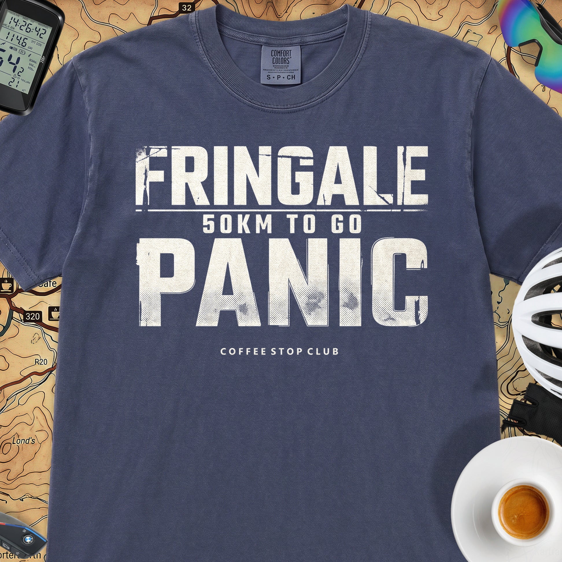 Fringale Bonk Tour T‑Shirt — Navy