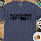 The Cake is Waiting T‑Shirt — Navy