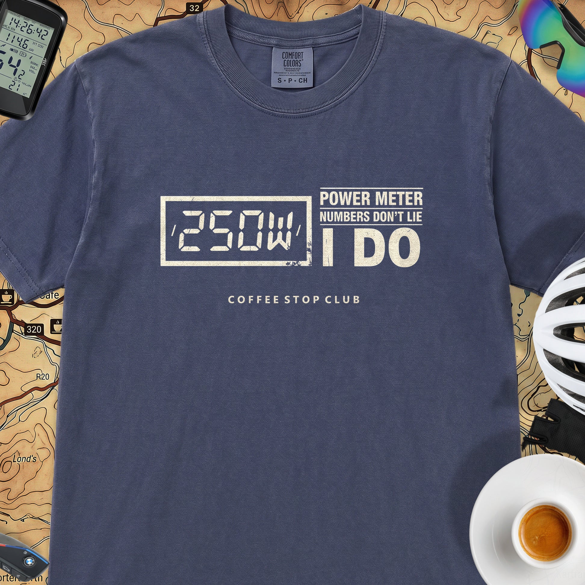 250 Watts T‑Shirt — Navy