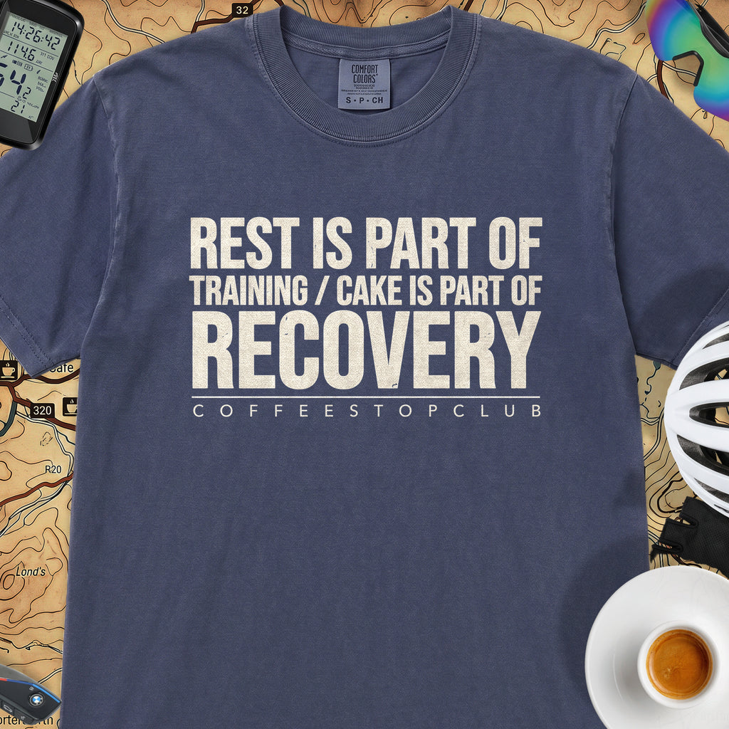 Rest is Recovery T‑Shirt — Navy