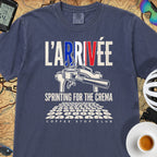 L'Arrivée TdF Cycling T-Shirt — Navy