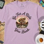 Go For A Ride Biker T‑Shirt — Orchid