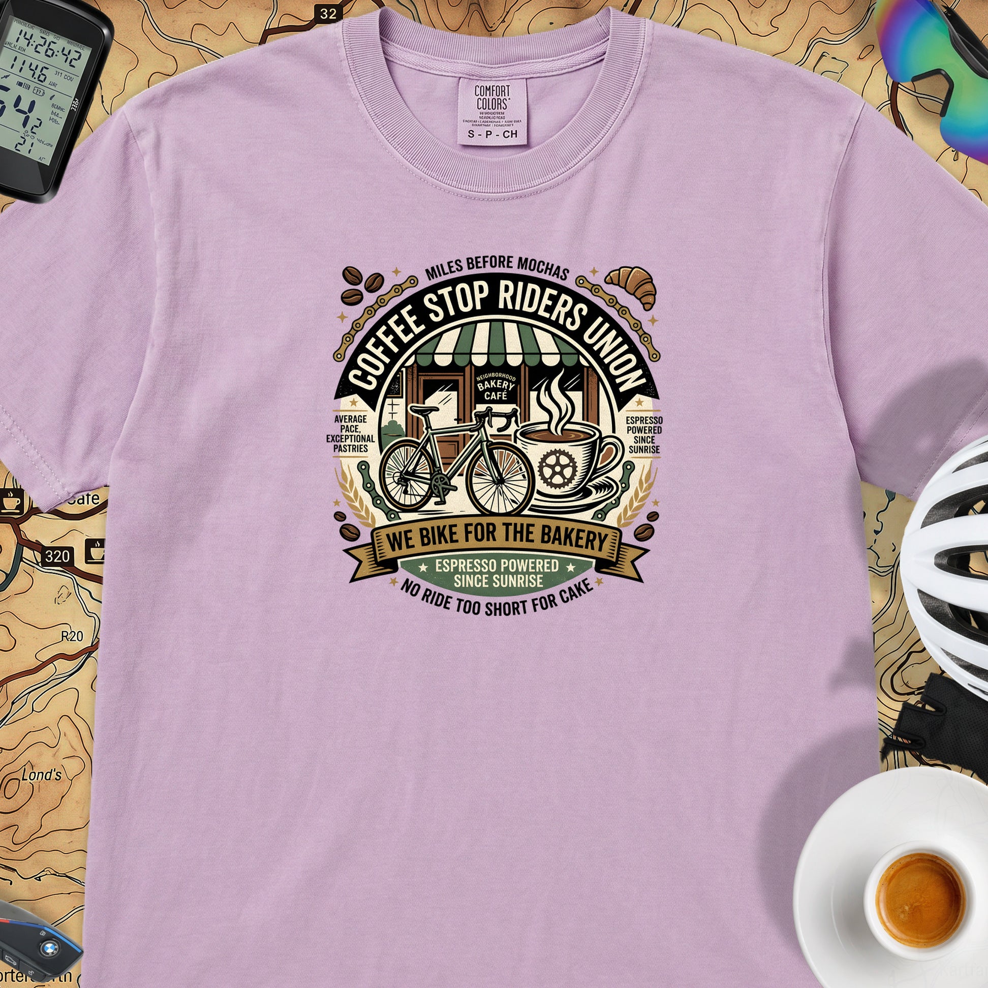 Riders Union Bakery T-Shirt — Orchid