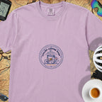 Cyclist Coffee Shop T-Shirt — Orchid