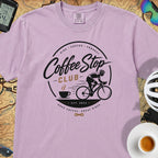 Good Coffee Stop Club T‑Shirt — Orchid
