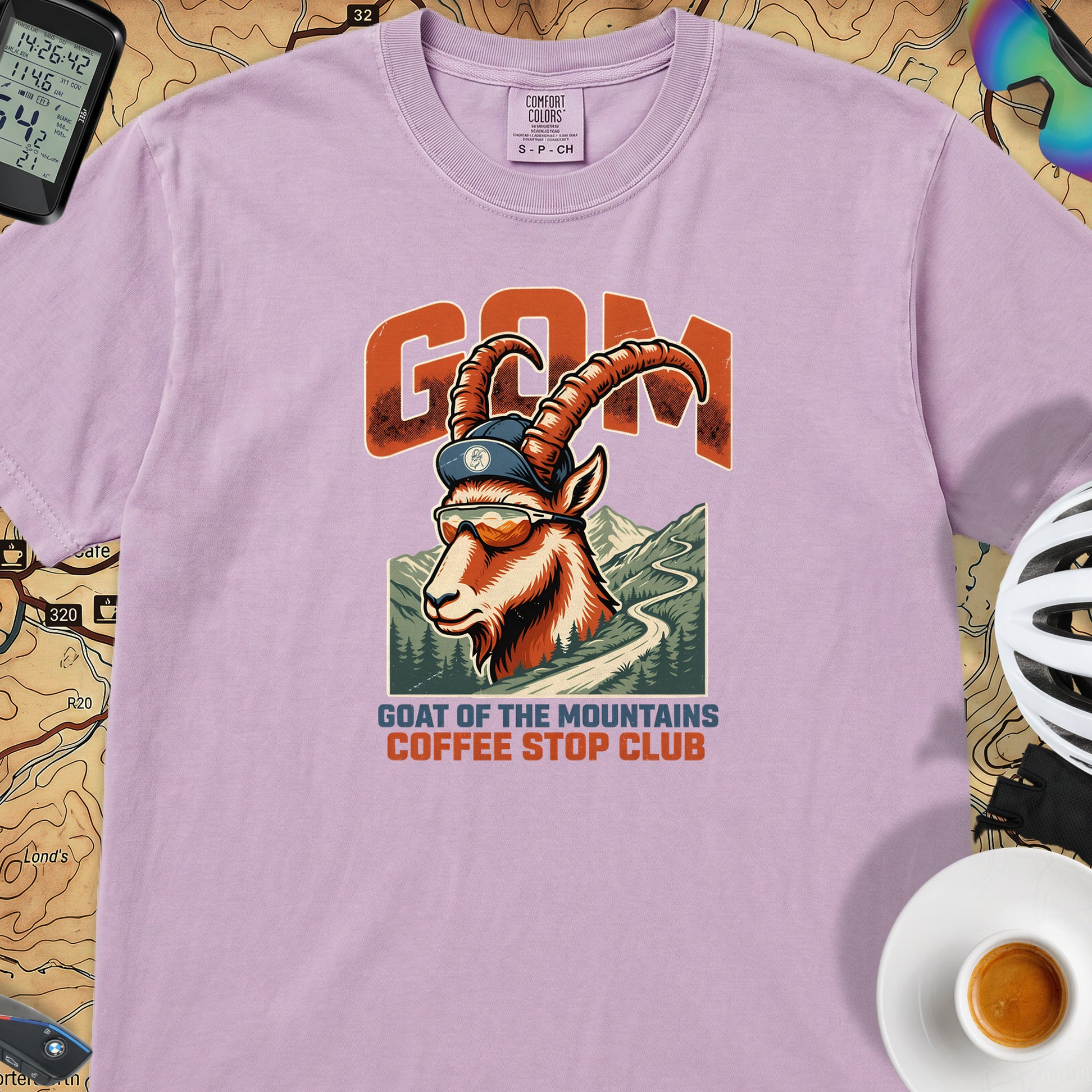G.O.A.T.M Cycling T-Shirt — Orchid