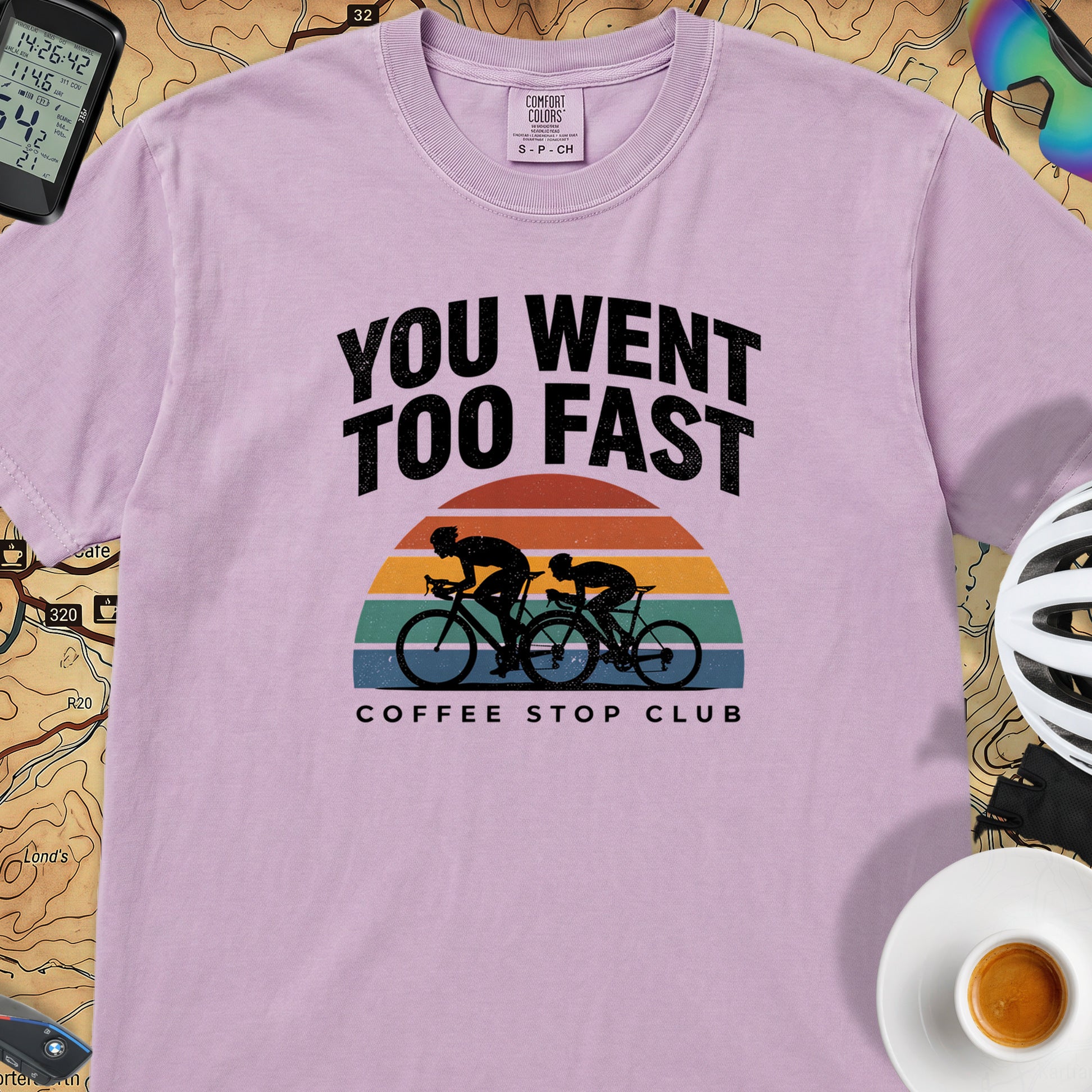 You Went Too Fast Cycling T-Shirt — Orchid