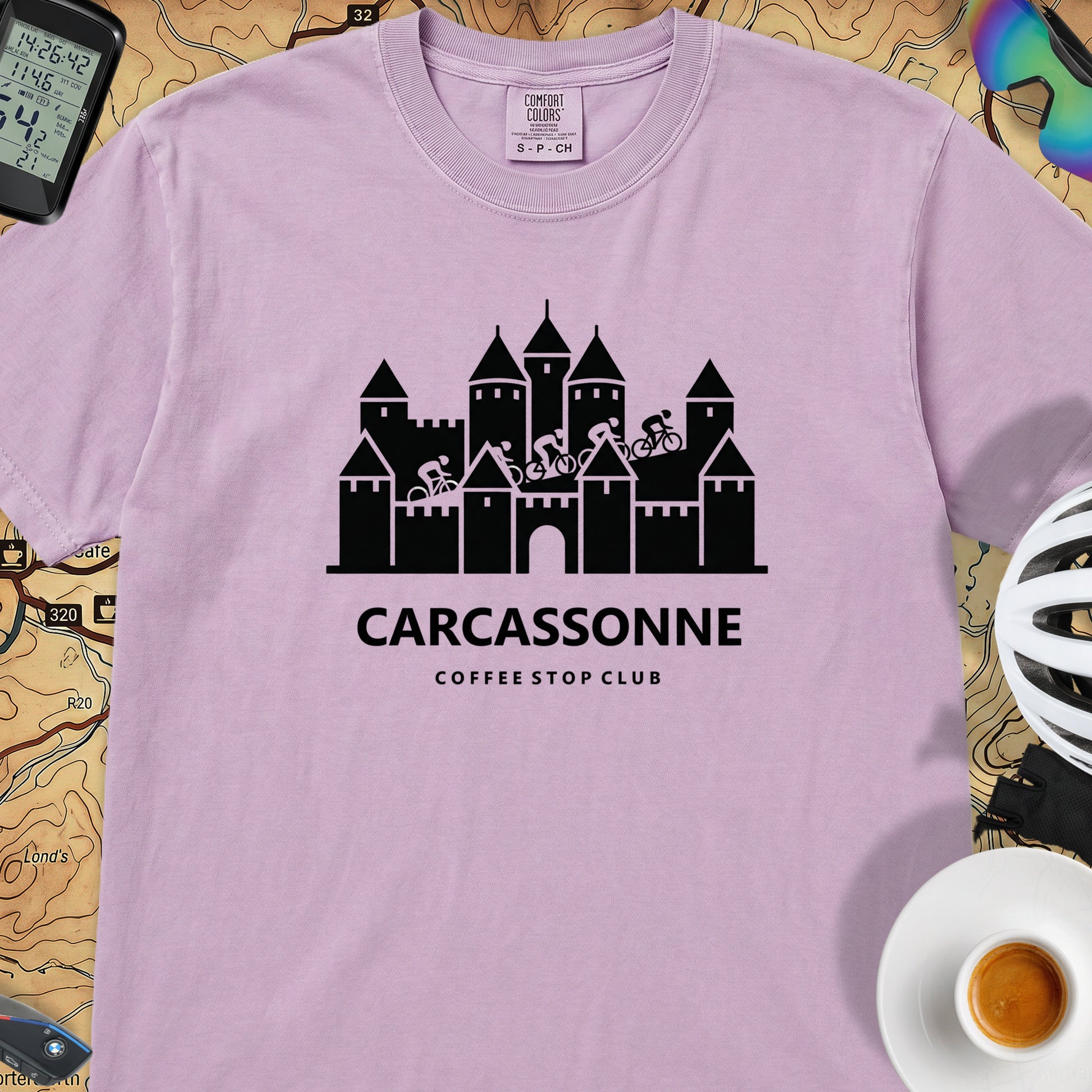 Carcassonne Tour T-Shirt — Orchid