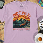 Ride Wild Cycling T-Shirt — Orchid