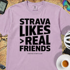 Strava Likes Friends T-Shirt — Orchid