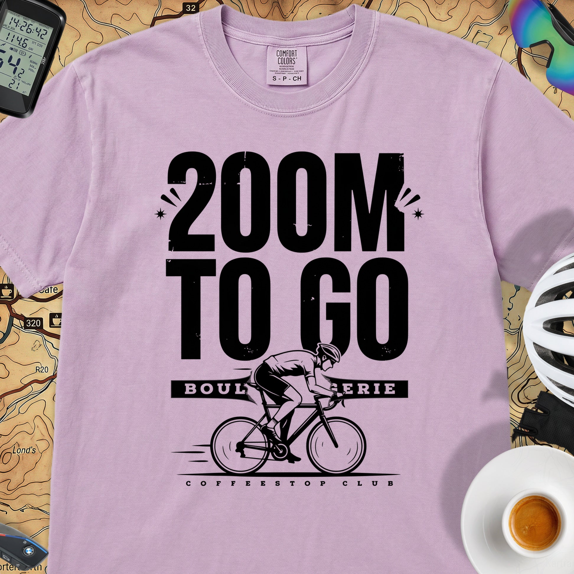 200M To Go Cycling T-Shirt — Orchid