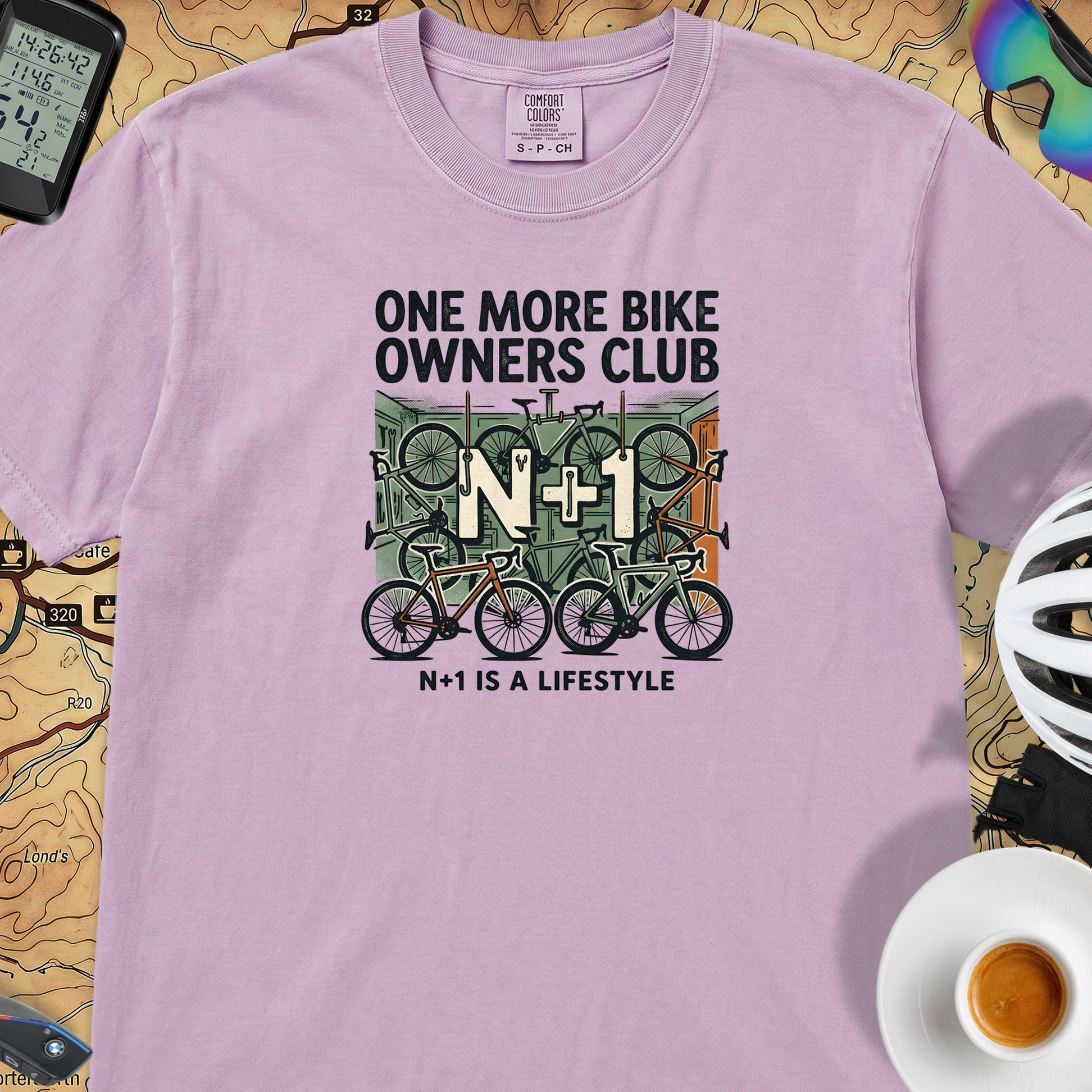 One More Bike N+1 T-Shirt — Orchid