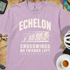 Crosswinds & No Friends Cycling T-Shirt — Orchid