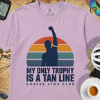Tan Line Trophy Cycling T-Shirt — Orchid