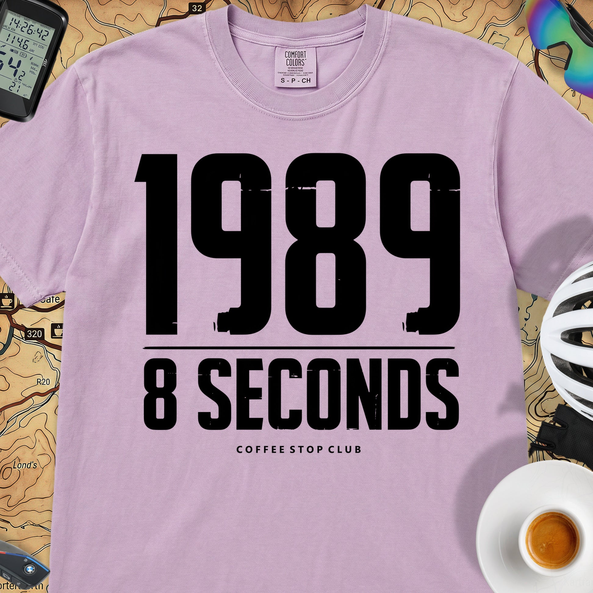 1989 in 8 Seconds T-Shirt — Orchid