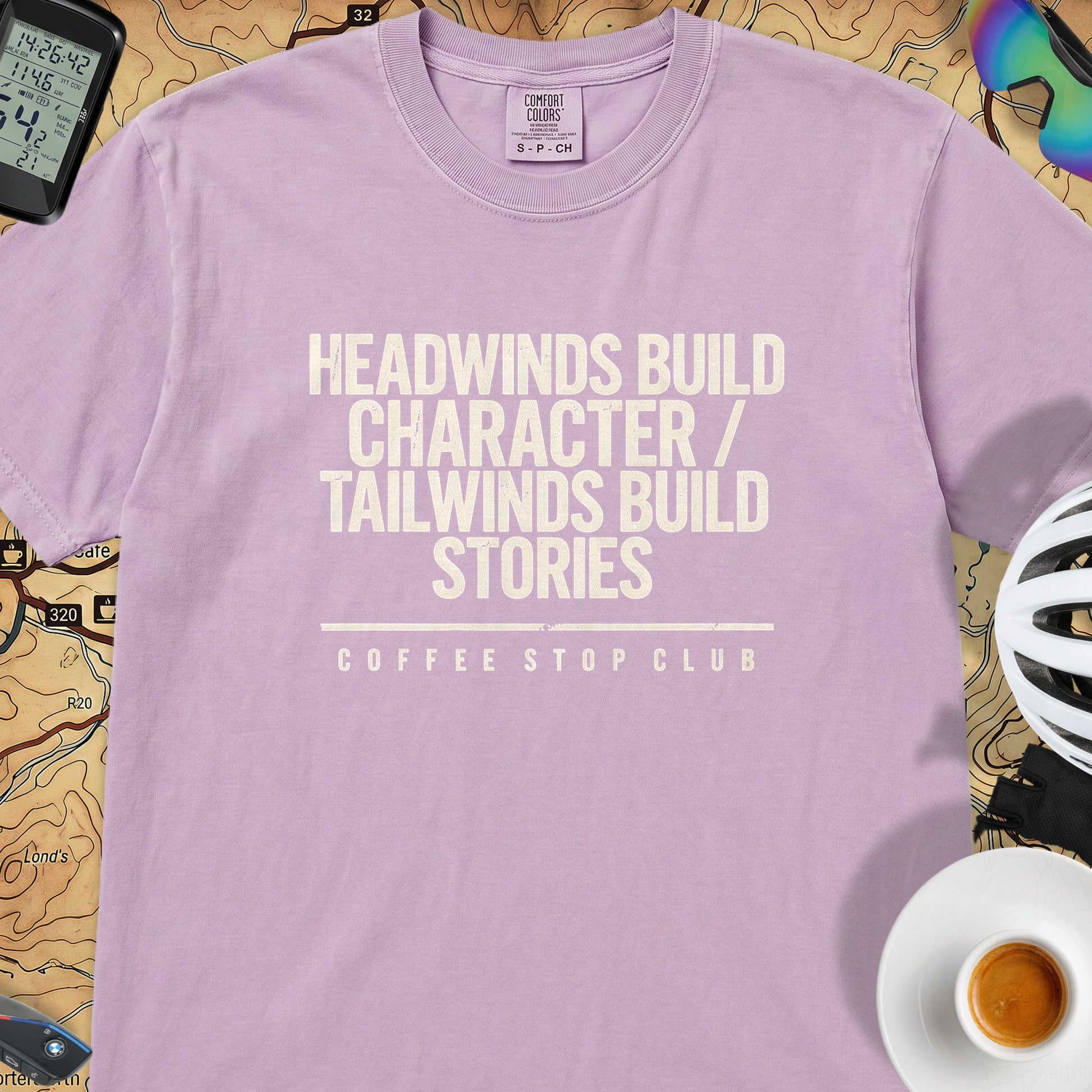 Headwinds Build Character T‑Shirt — Orchid