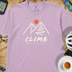Climb Cycling T-Shirt — Orchid