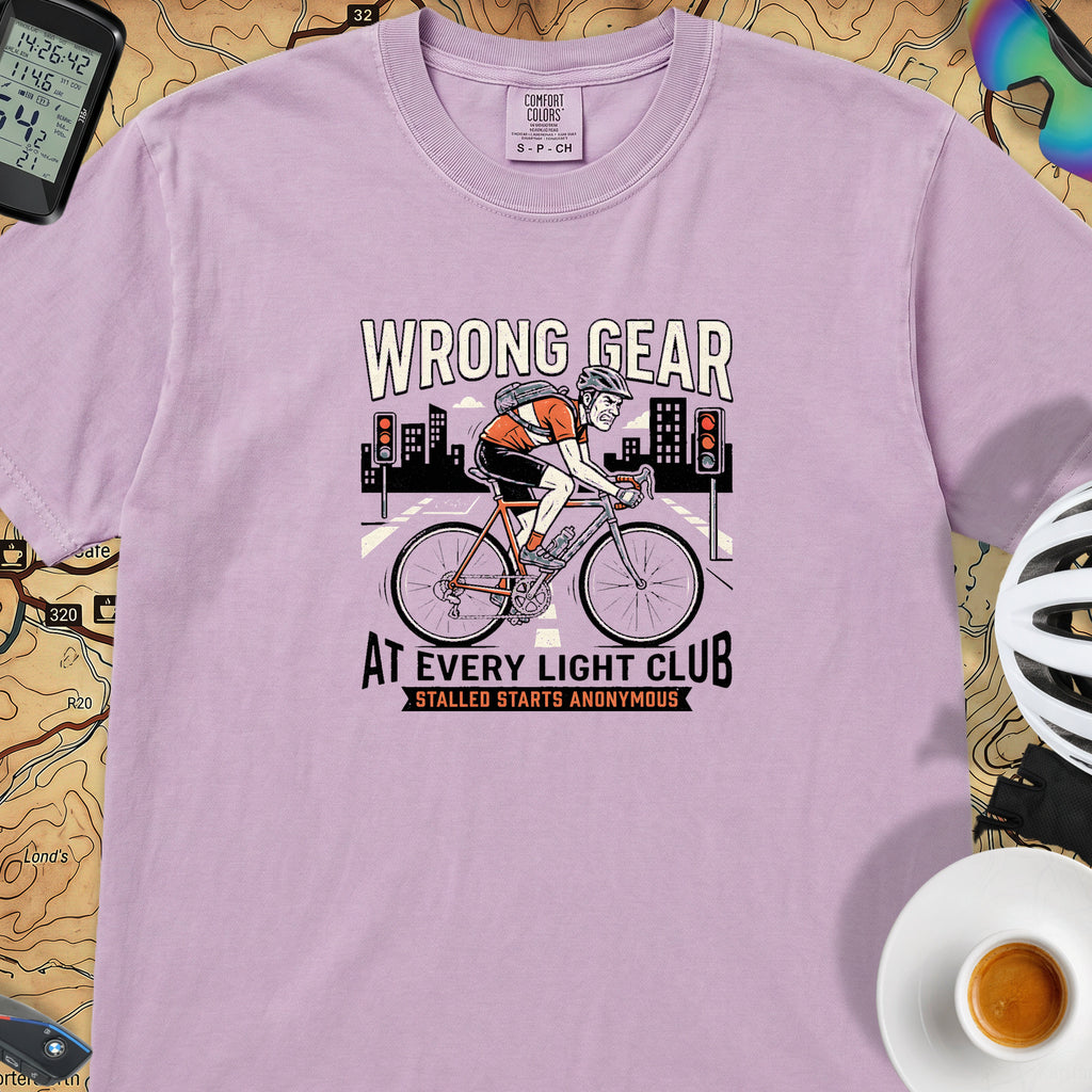 Wrong Gear at Light T-Shirt — Orchid