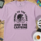 Drawn to the Light Cyclist T-Shirt — Orchid