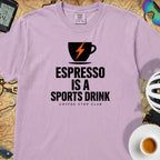 Espresso Is A Sports Drink Cycling T-Shirt — Orchid