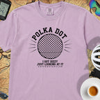 Polka Dot Yellow Cycling T-Shirt — Orchid