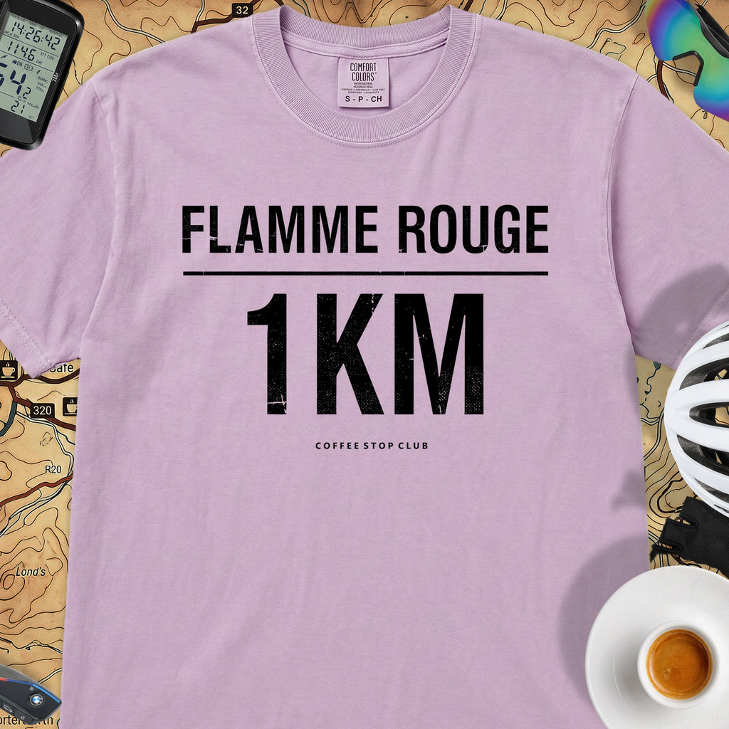 Flamme Rouge 1Km T-Shirt — Orchid
