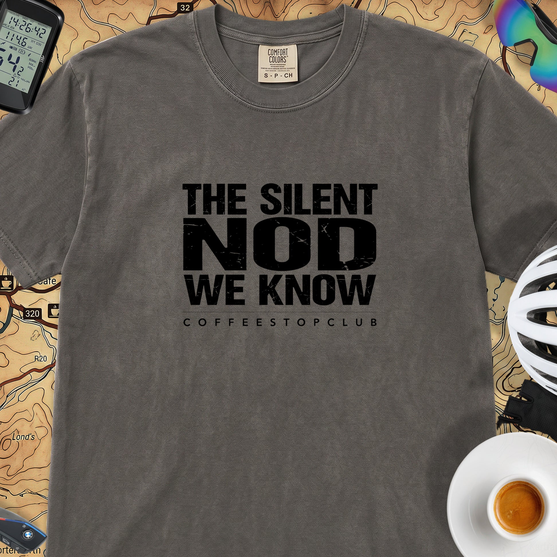 Silent Nod T‑Shirt — Pepper