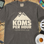 KOMs Per Hour TdF T-Shirt — Pepper