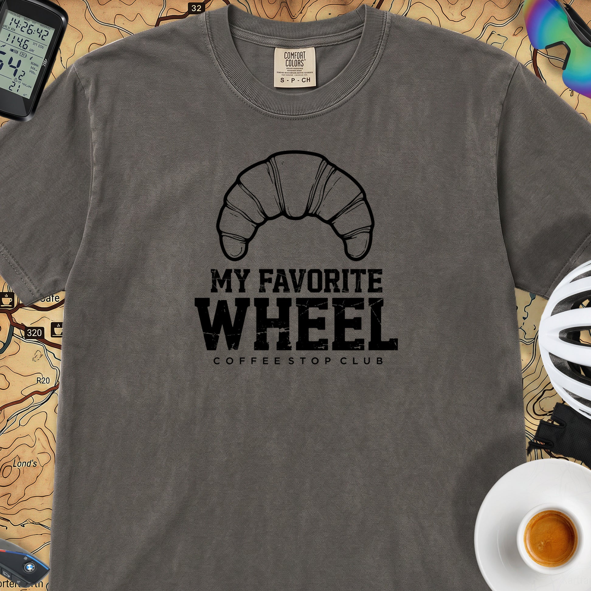 Favorite Wheel T-Shirt — Pepper