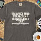 Headwinds Build Character T‑Shirt — Pepper