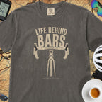 "Life Behind Bars" Cycling T-Shirt — Pepper