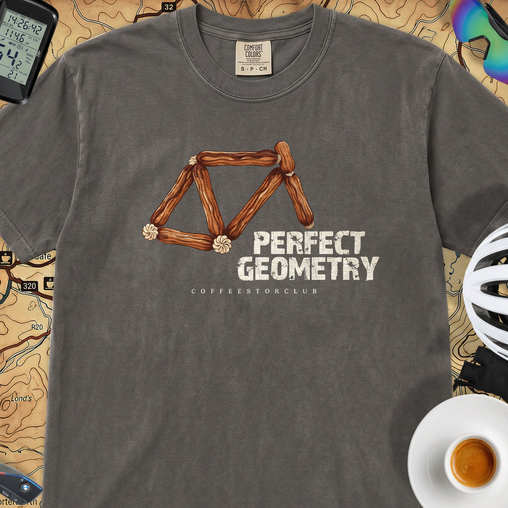 Perfect Geometry T‑Shirt — Pepper