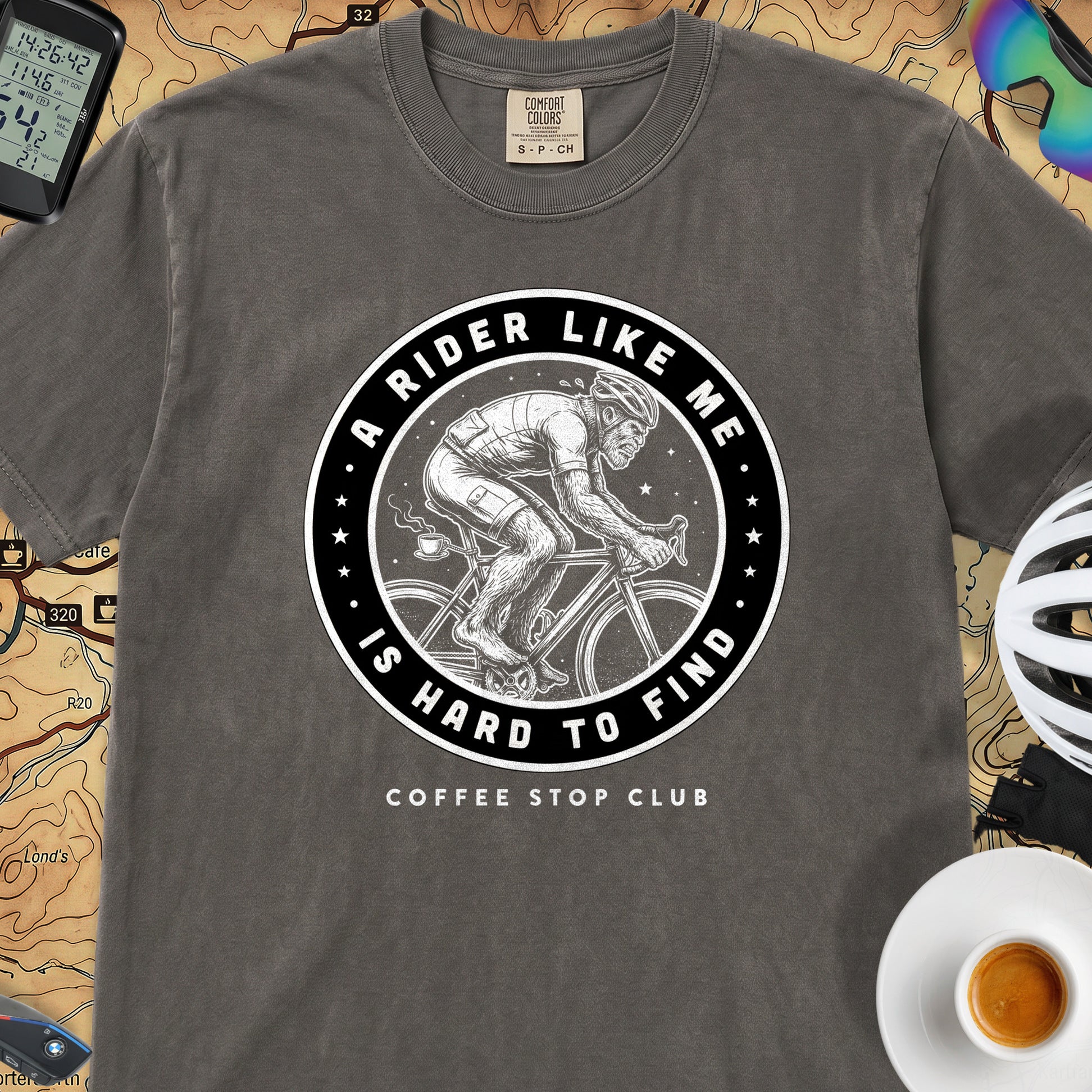 BigFoot Cyclist T‑Shirt — Pepper