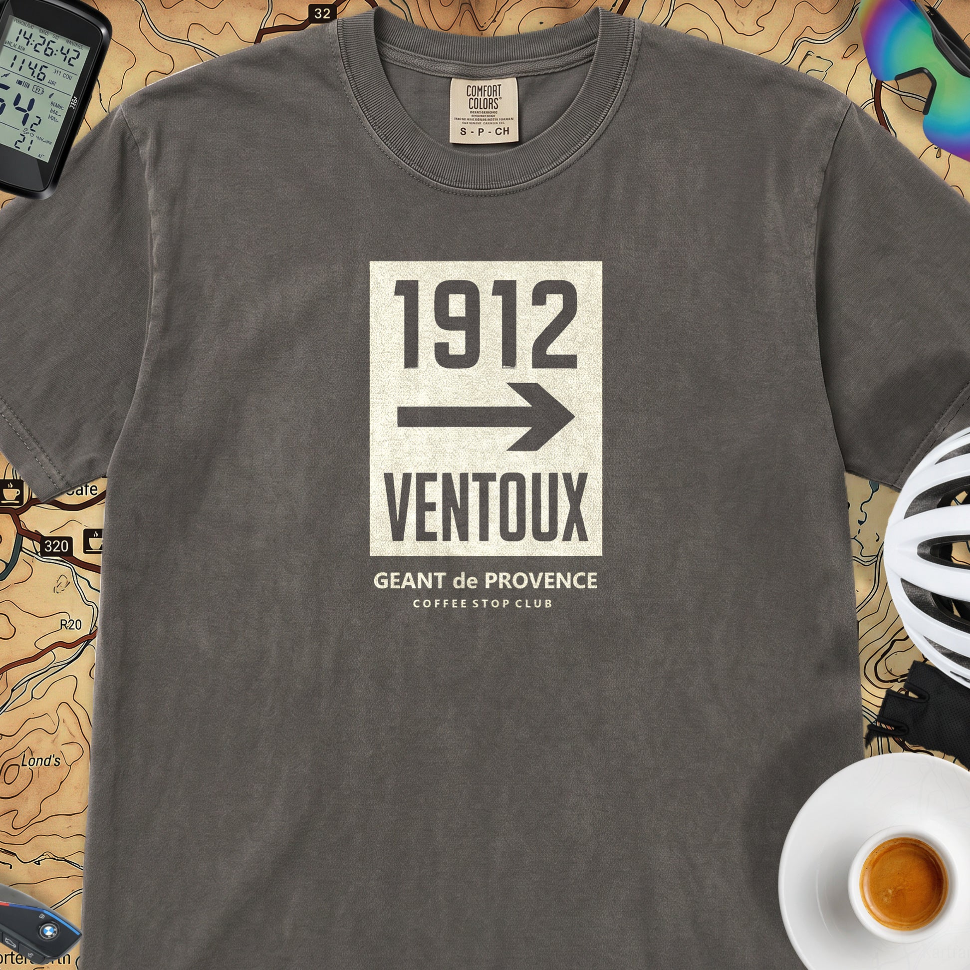Ventoux 1912 T‑Shirt — Pepper