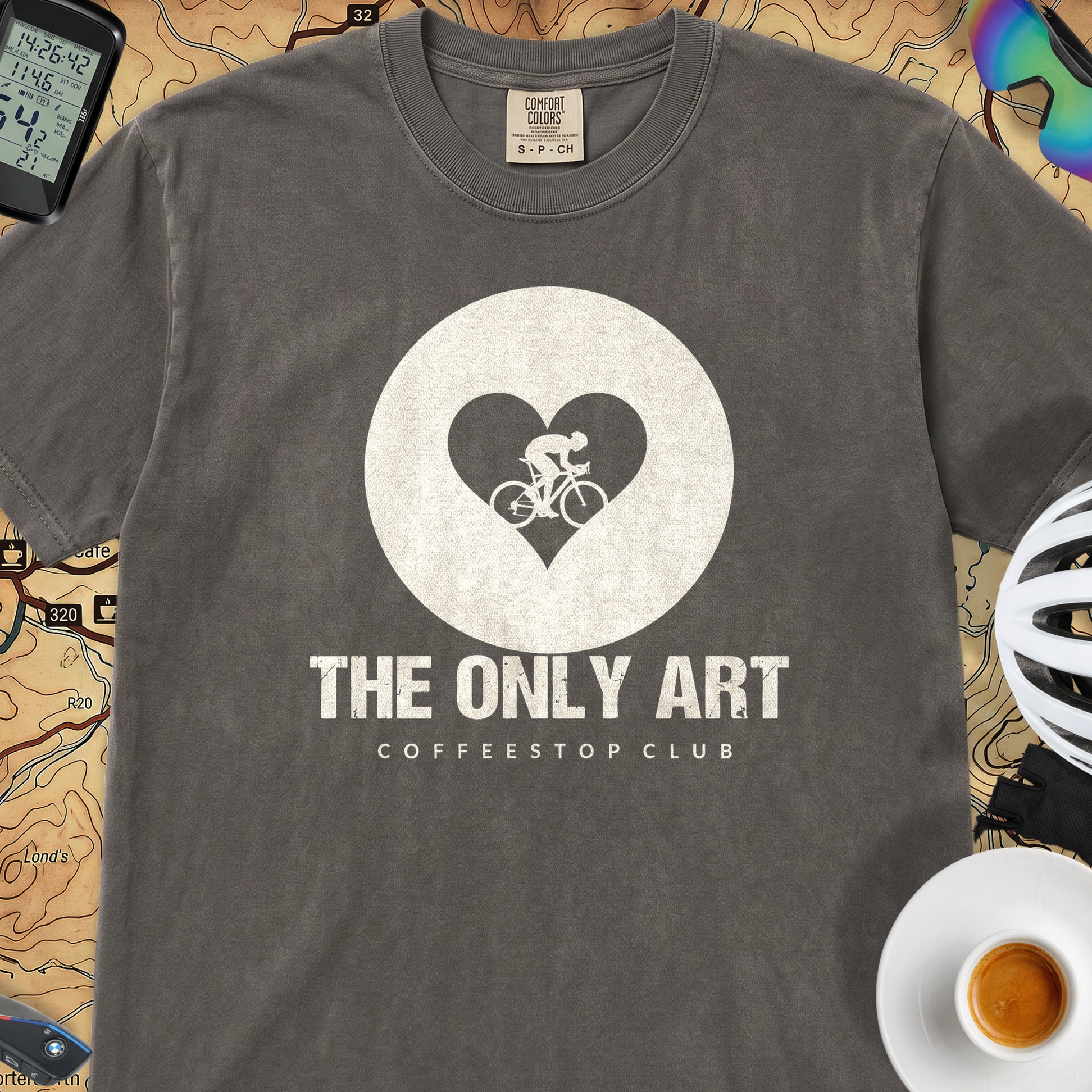 The Only Art Cycling T-Shirt — Pepper