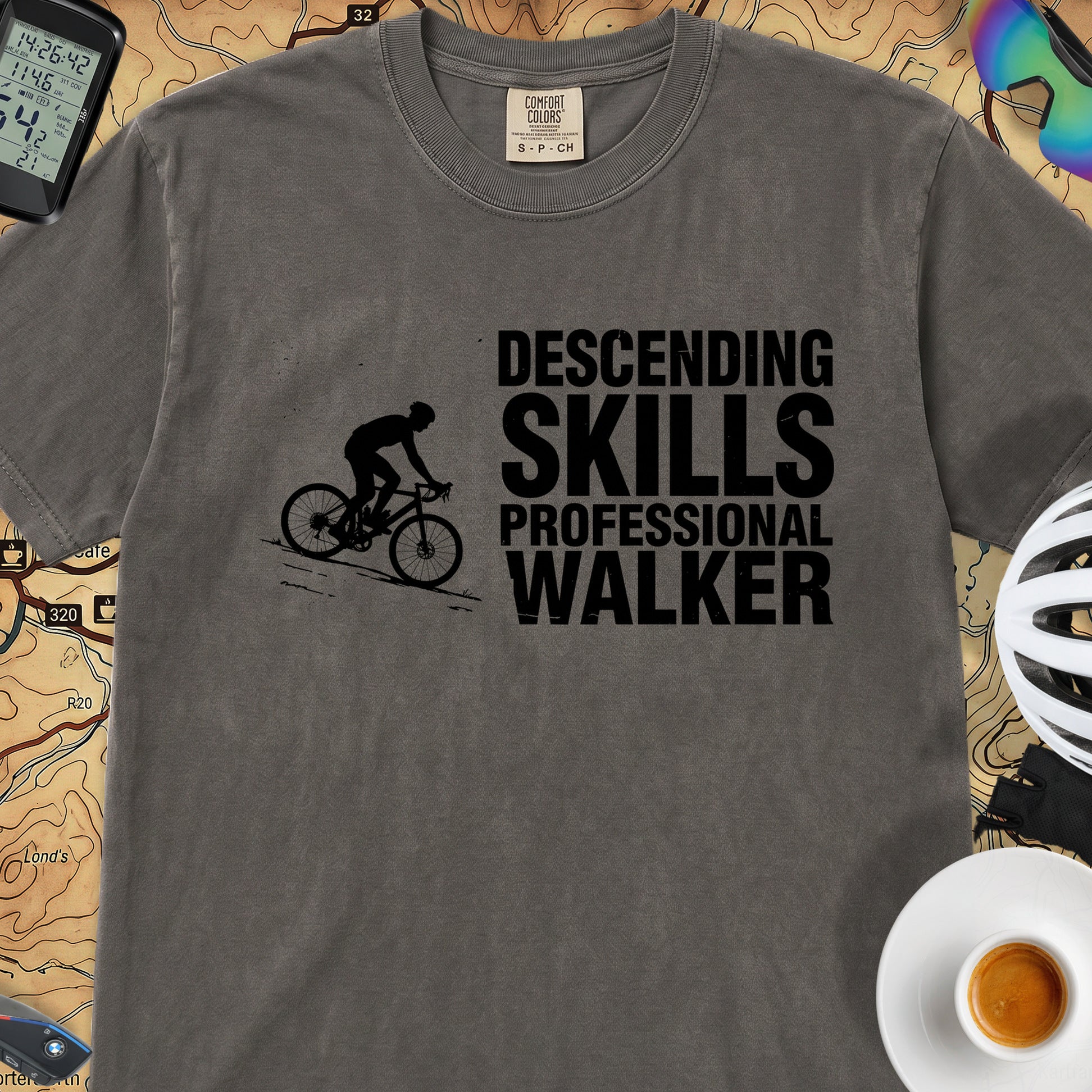 Descending Skills T-Shirt — Pepper