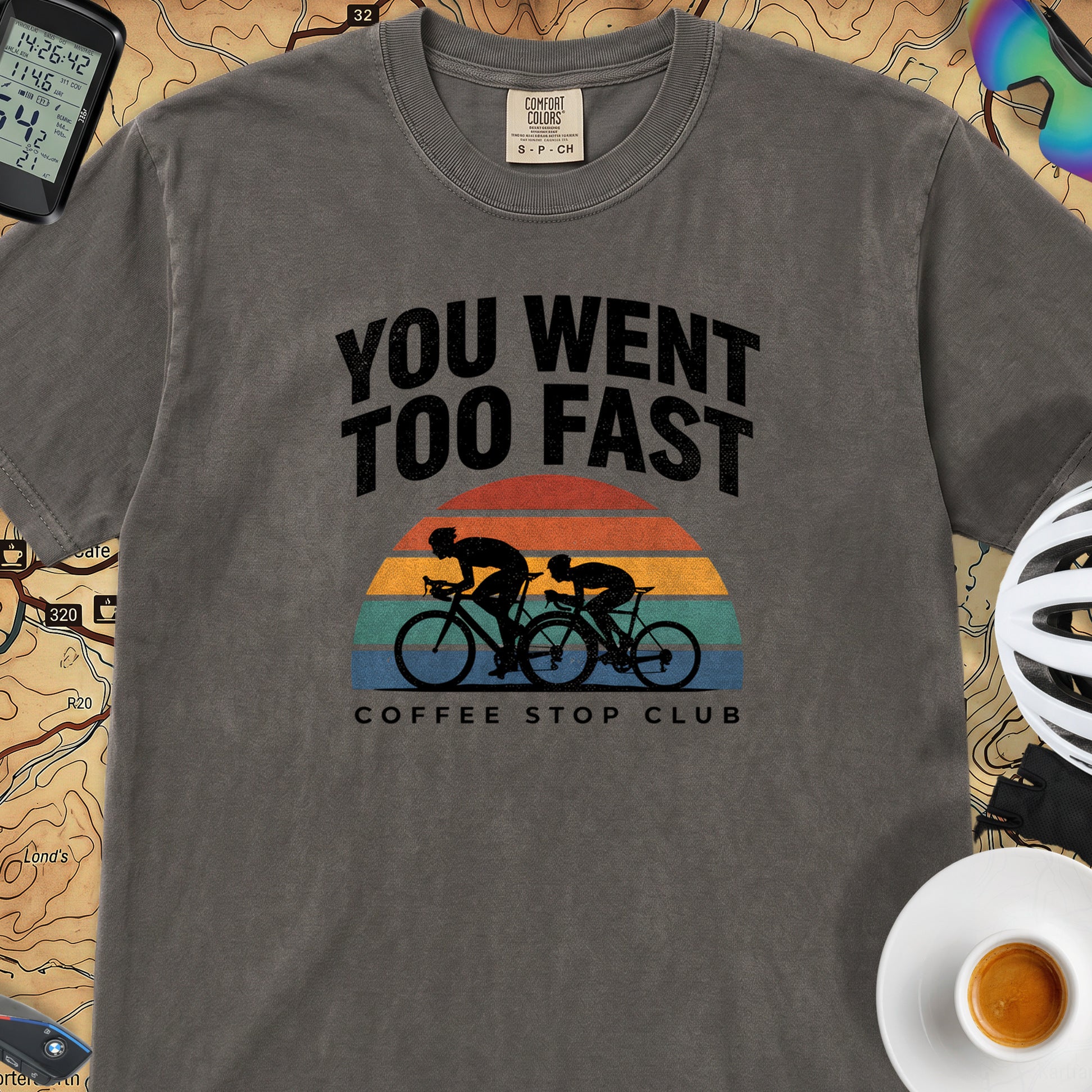 You Went Too Fast Cycling T-Shirt — Pepper