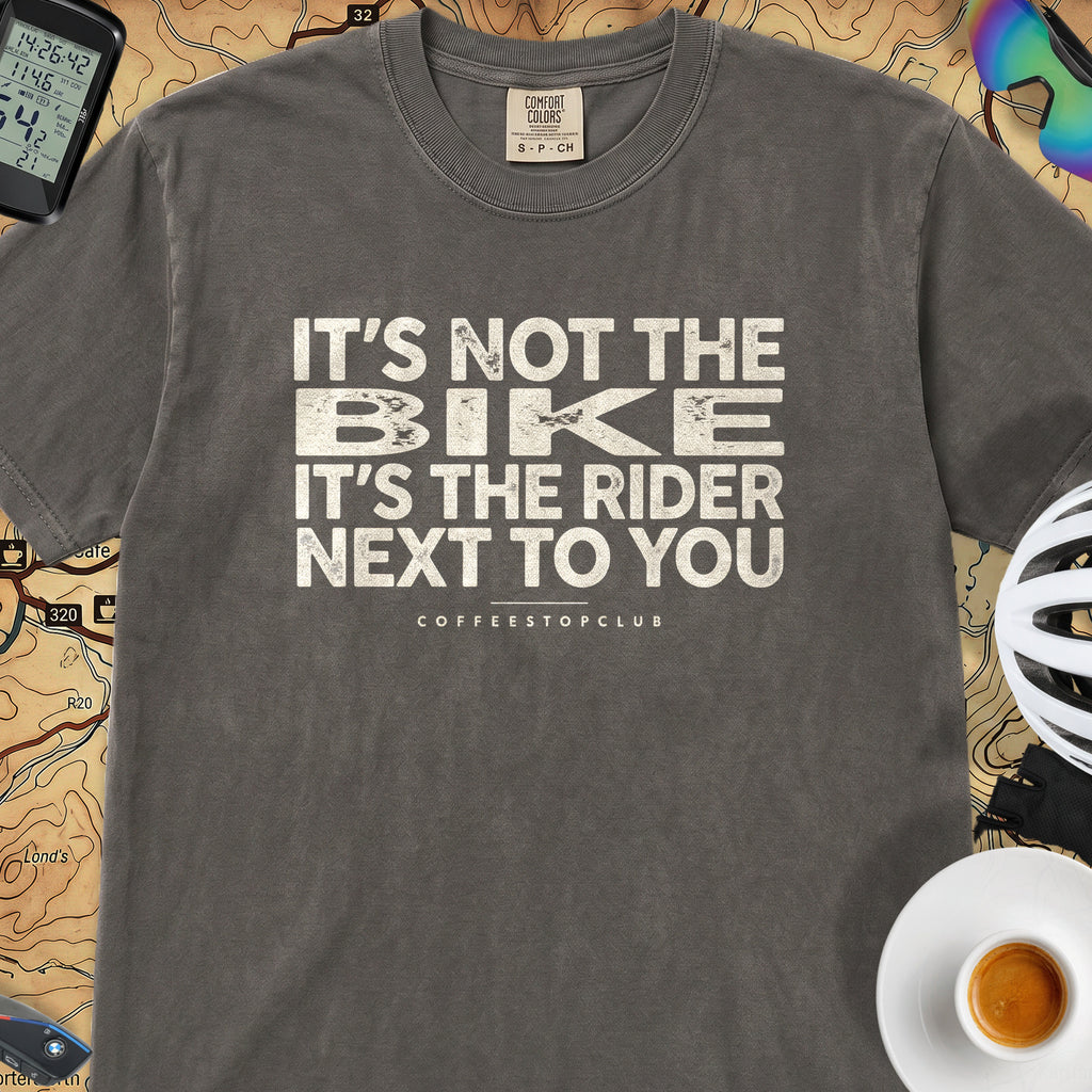 It's Not The Bike T‑Shirt — Pepper