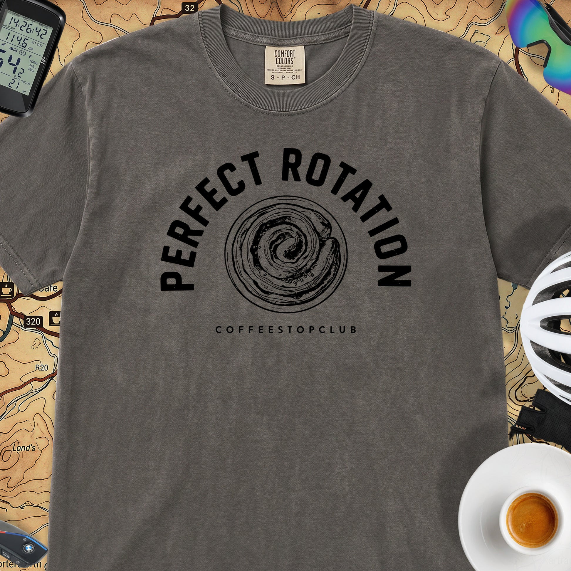 Perfect Rotation Cycling T-Shirt — Pepper