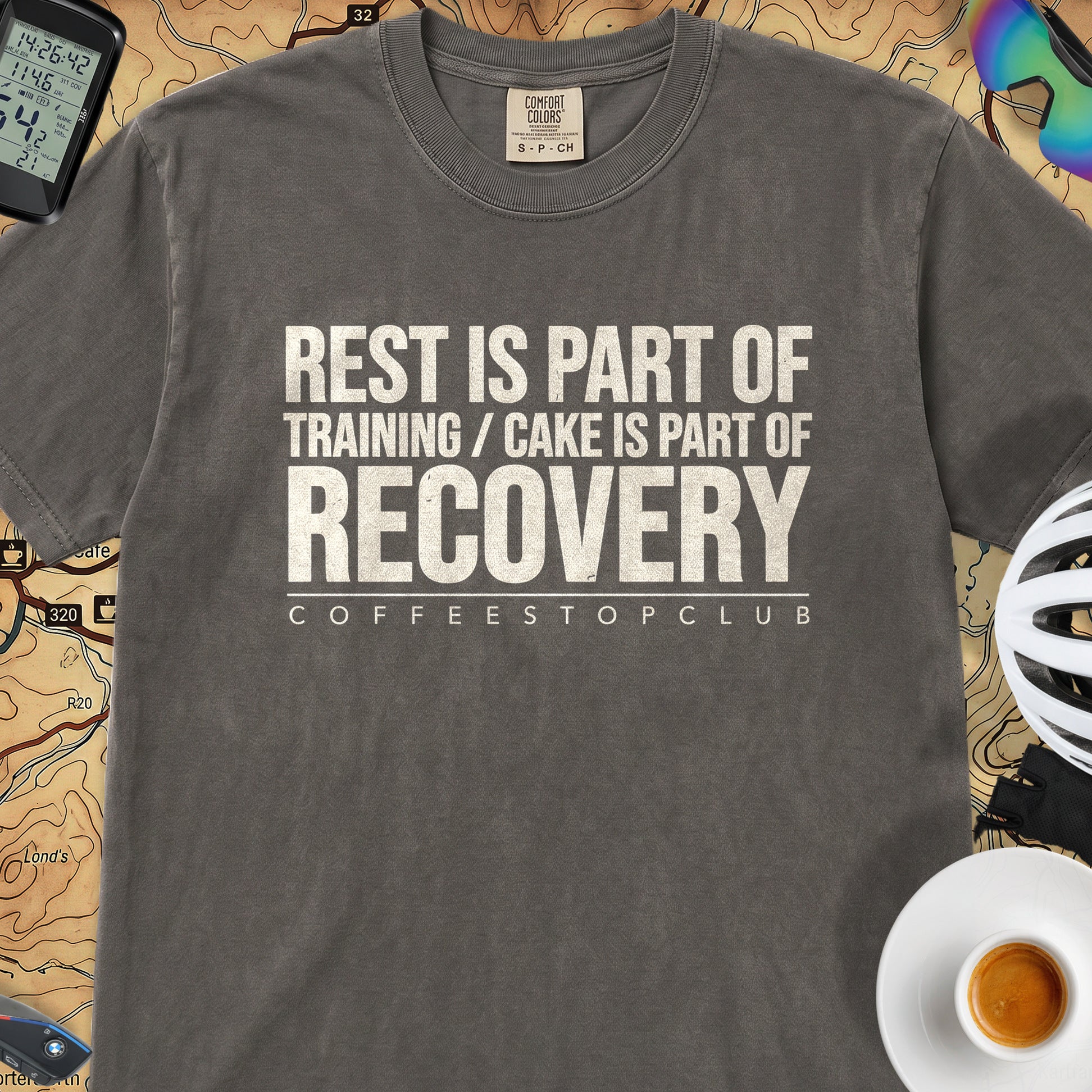Rest is Recovery T‑Shirt — Pepper